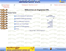 Tablet Screenshot of angelplatz-owl.de